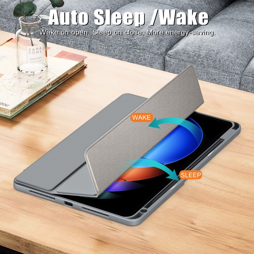 Case chytré zavírací pouzdro na tablet Xiaomi Pad 6S Pro - šedé