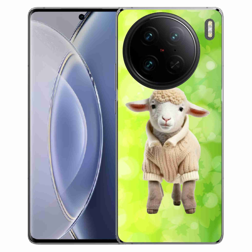 Gelový kryt mmCase na Vivo X90 Pro - jehně ve svetru