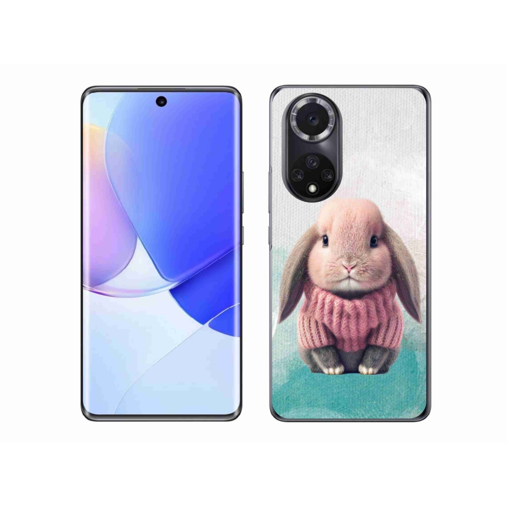 Gelový kryt mmCase na Honor 50 - králíček ve svetru