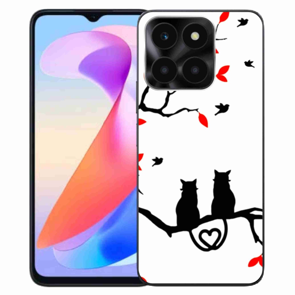 Gelový kryt mmCase na Honor X6a - kočičí láska