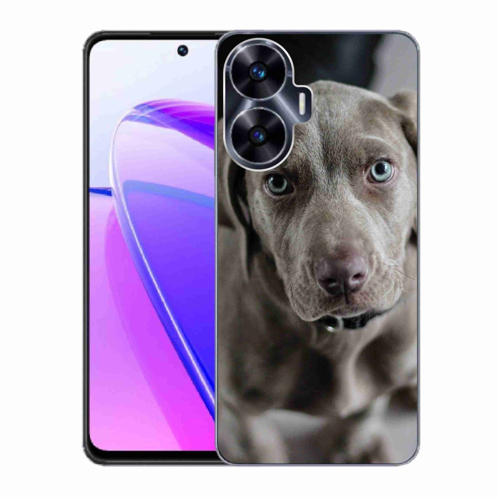 Gelový obal mmCase na Realme C55 - výmarský ohař