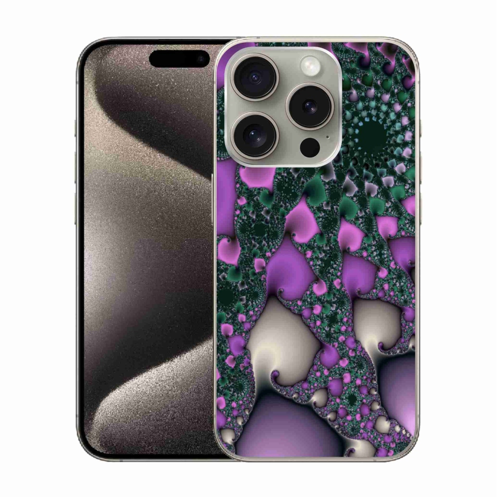 Gelový kryt mmCase na iPhone 15 Pro - abstrakt 7