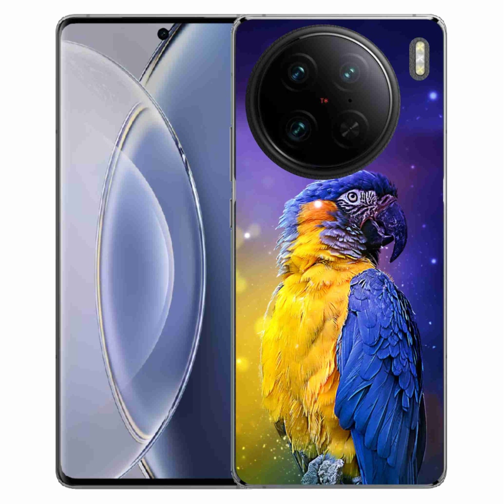 Gelový obal mmCase na Vivo X90 Pro - papoušek ara 1