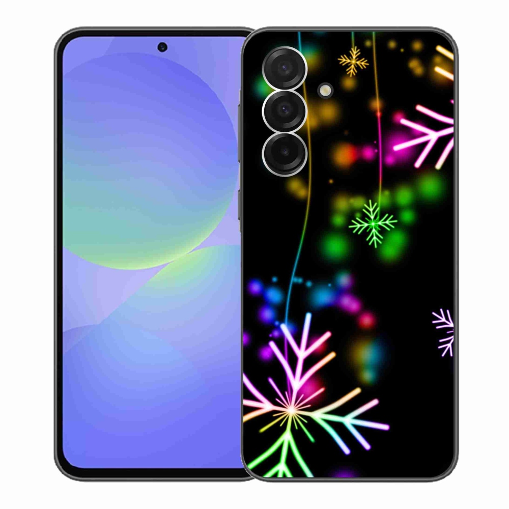 Gelový kryt mmCase na Samsung Galaxy A36 5G - barevné vločky