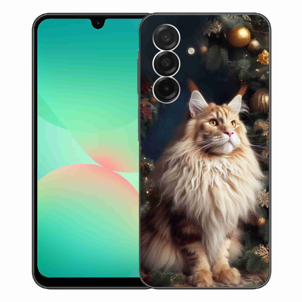 Gelový kryt mmCase na Samsung Galaxy A26 5G - kočka u stromku