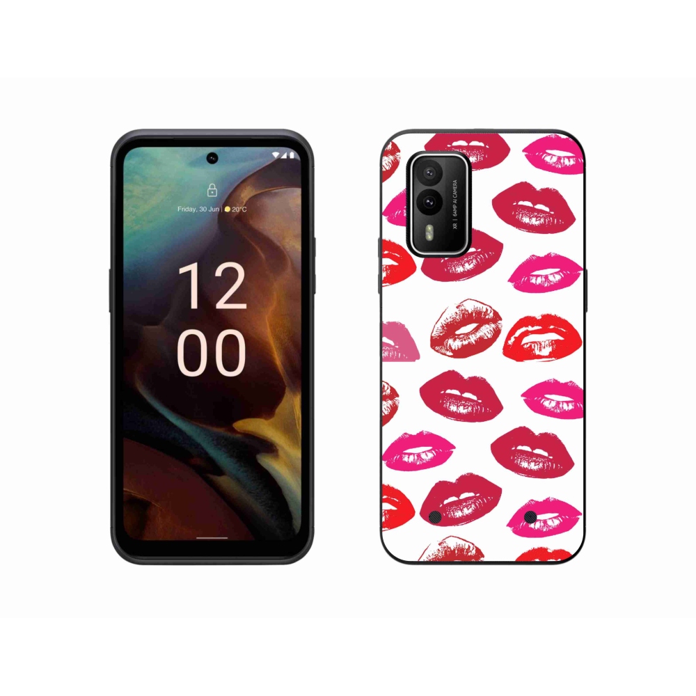 Gelový kryt mmCase na Nokia XR21 - rty