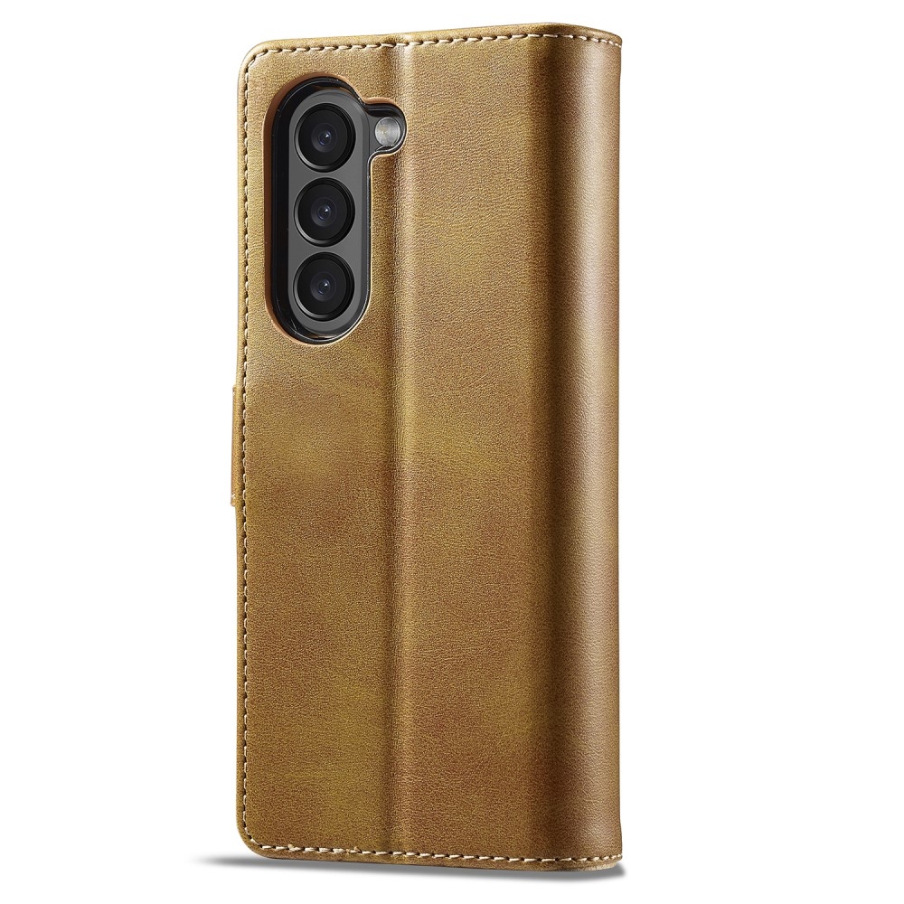 Imeeke knížkové pouzdro na Samsung Galaxy Z Fold5 5G - žluté