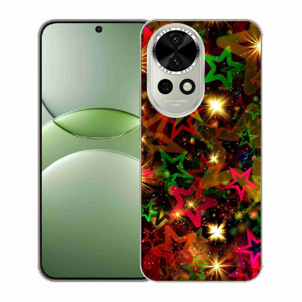 Gelový kryt mmCase na Huawei Nova 13 5G - barevné hvězdičky