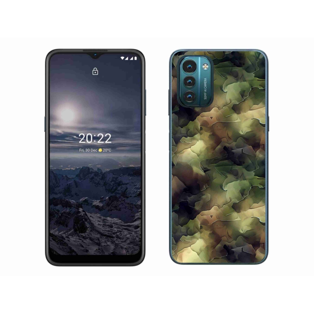 Gelový kryt mmCase na Nokia G11/G21 - maskáčový vzor 10