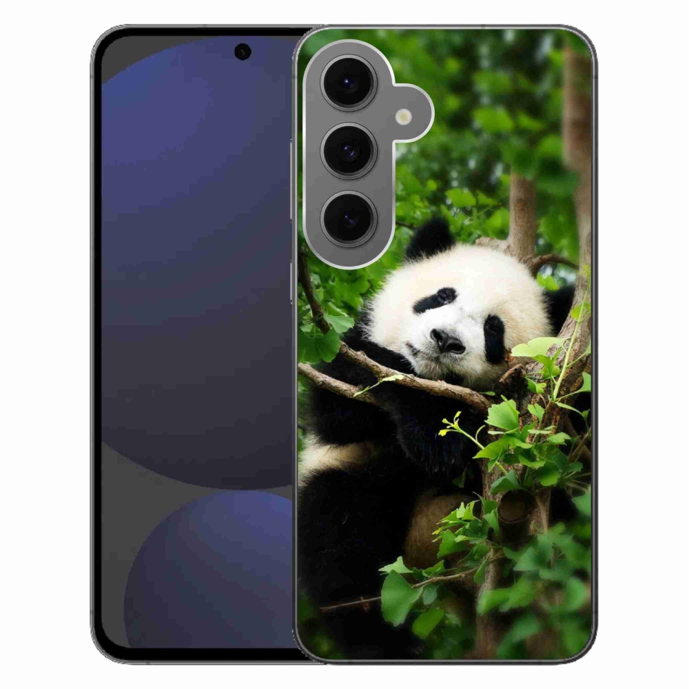 Gelový kryt mmCase na Samsung Galaxy S24 FE - panda