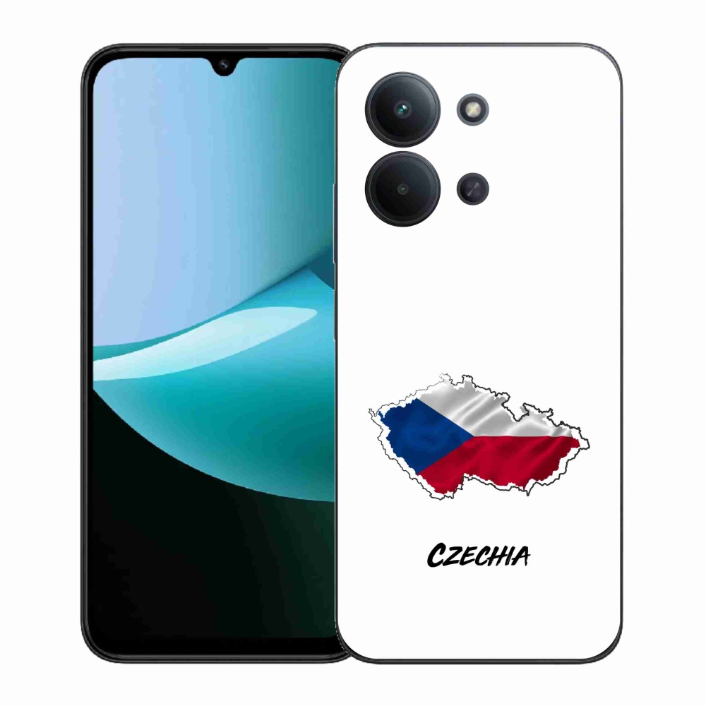 Gelový kryt mmCase na Xiaomi Redmi 15C 4G (171mm)/Poco C85 4G (171mm) - Czechia bílé pozadí