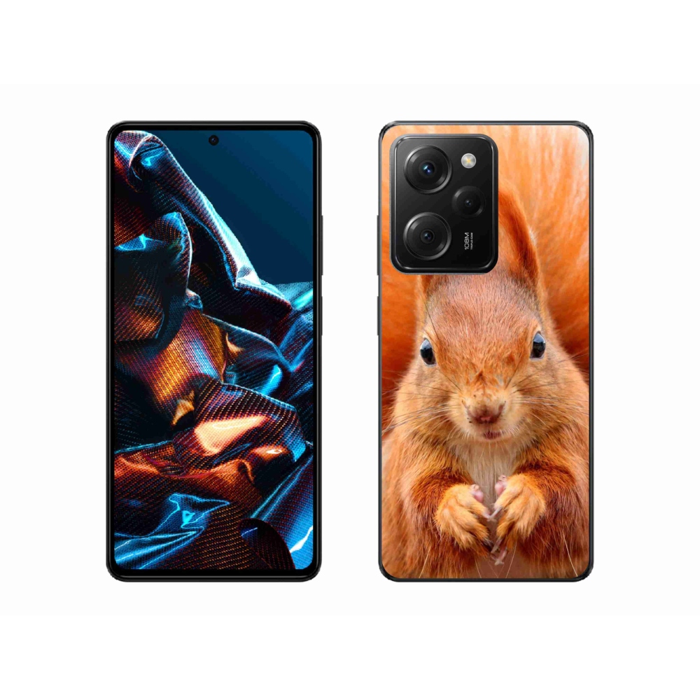 Gelový kryt mmCase na Xiaomi Poco X5 Pro 5G - veverka