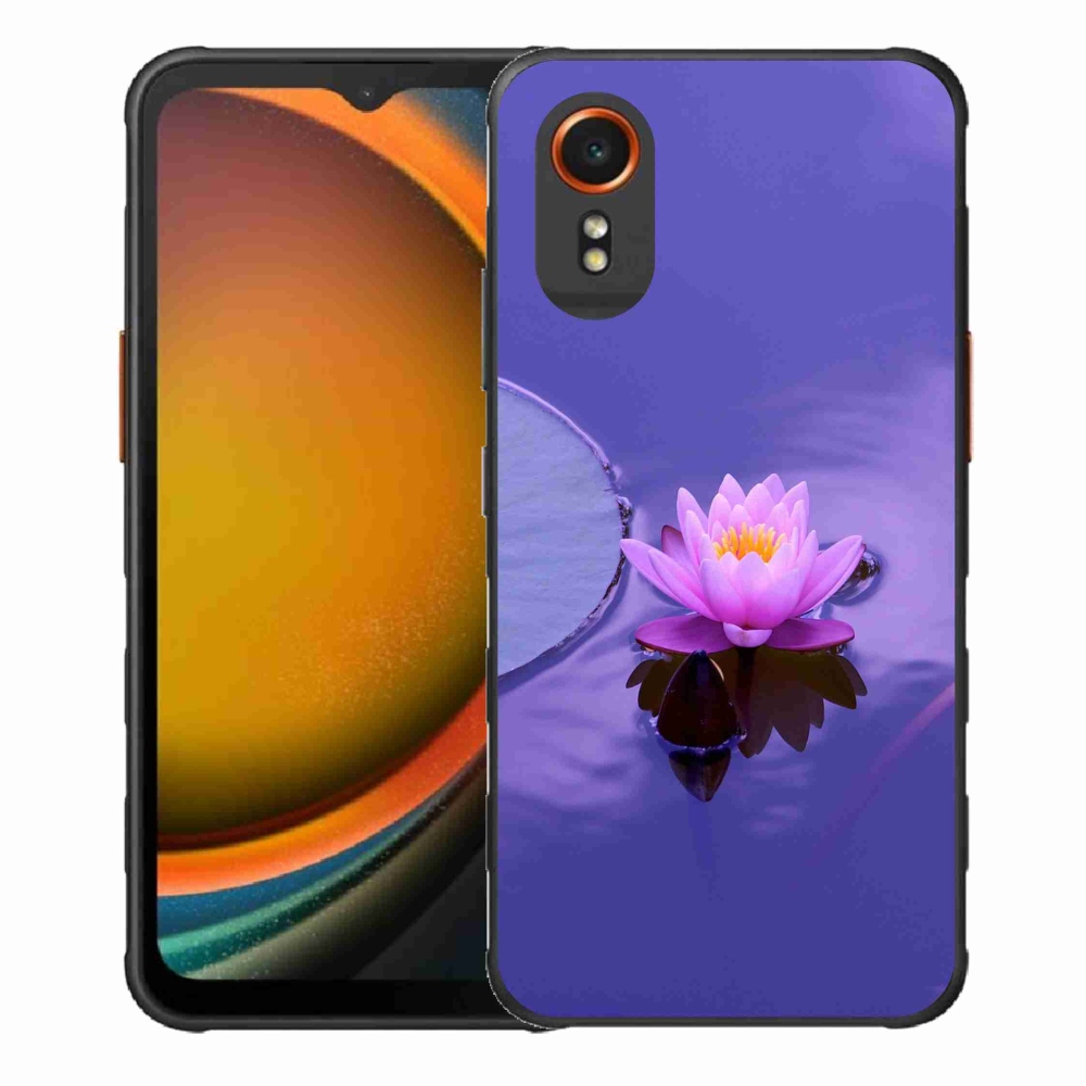Gelový obal mmCase na Samsung Galaxy Xcover 7 - květ na hladině
