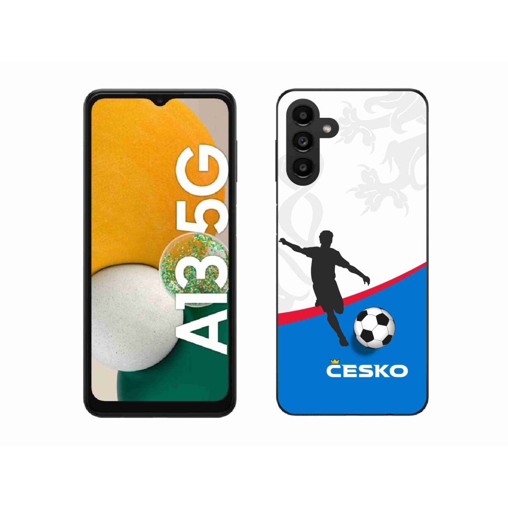 Gelový kryt mmCase na Samsung Galaxy A13 5G - fotbal Česko 1
