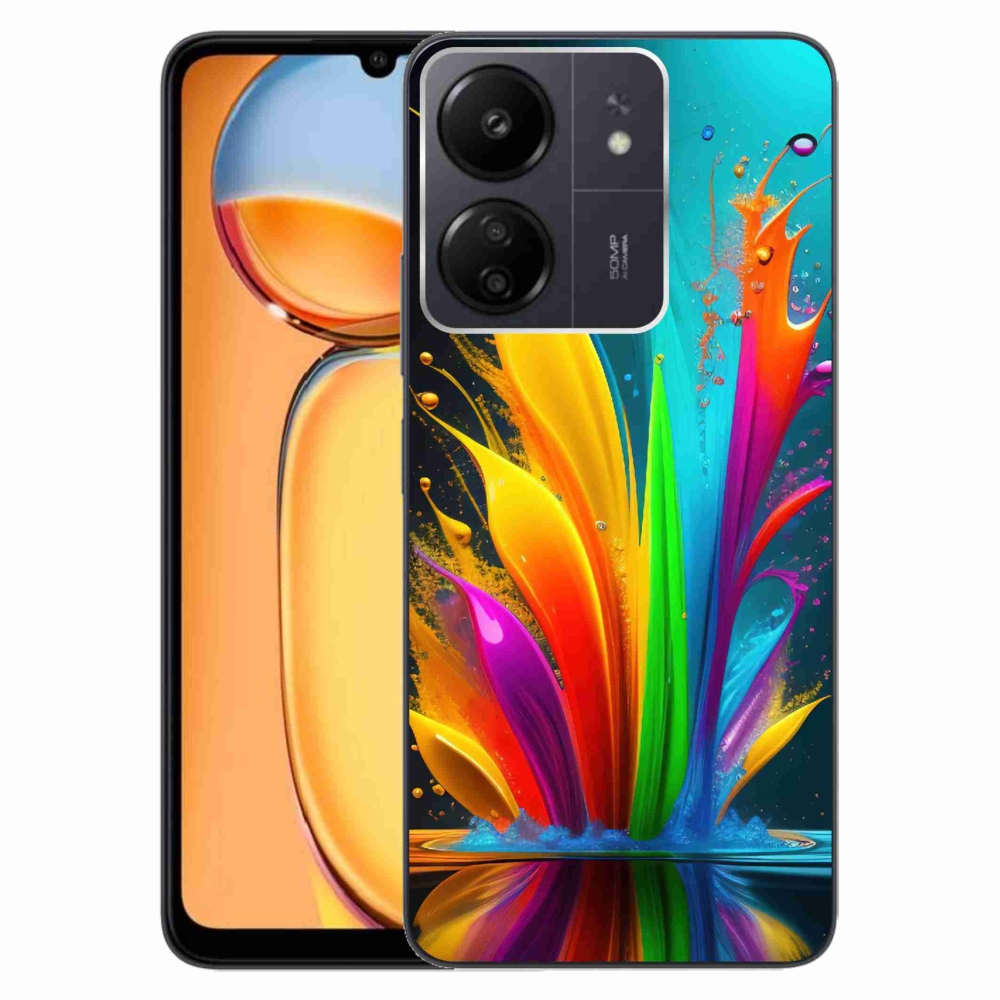 Gelový kryt mmCase na Xiaomi Poco C65/Redmi 13C - abstraktní motiv 1