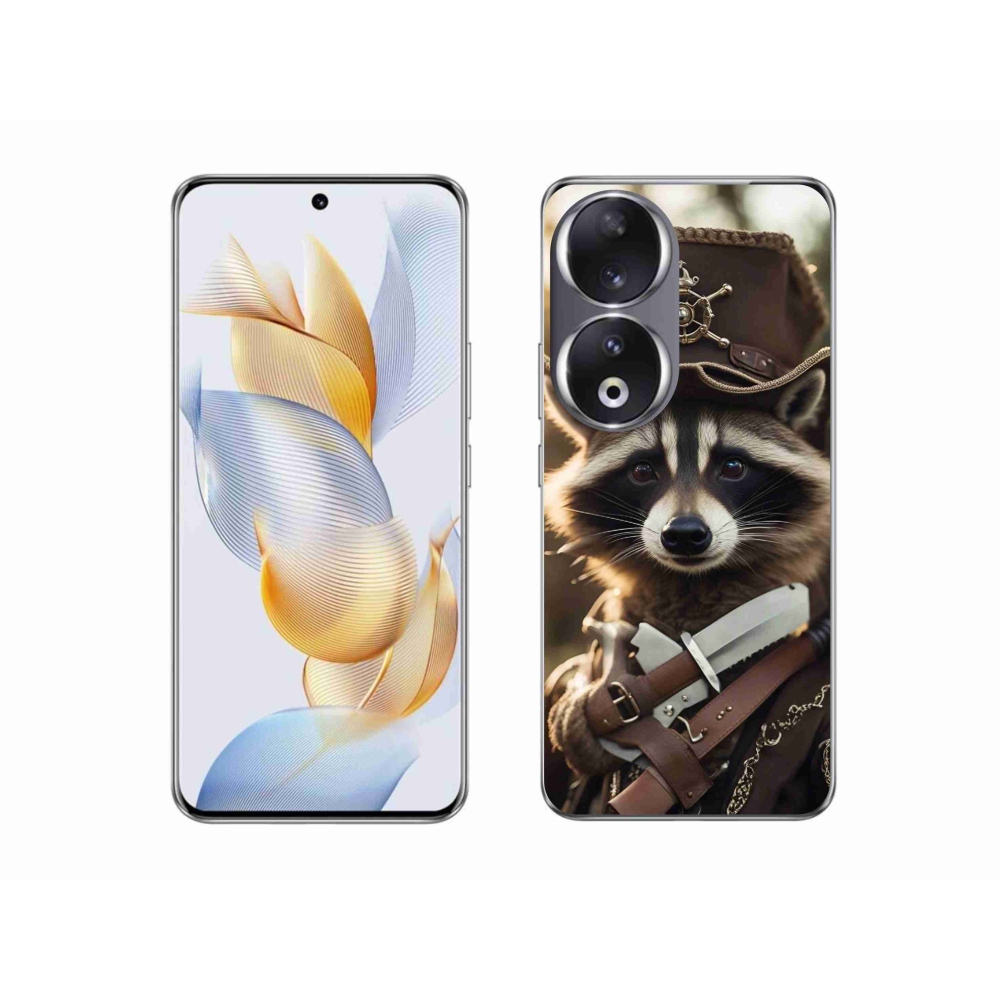 Gelový kryt mmCase na Honor 90 - mýval v uniformě