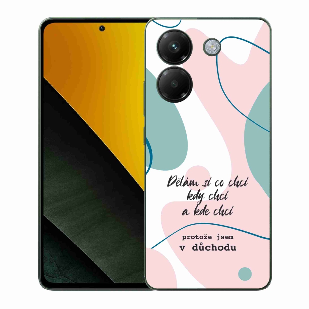 Gelový kryt mmCase na Xiaomi Poco M7 Pro 5G - vtipný text 10 bílé pozadí