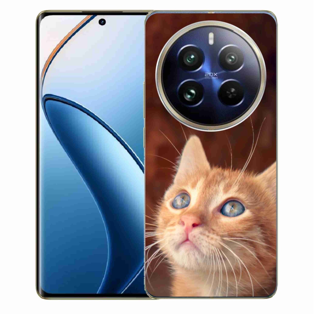 Gelový kryt mmCase na Realme 12 Pro 5G/12 Pro+ 5G - motýl a kotě