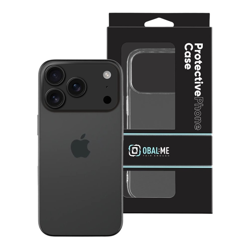 OBAL:ME TPU Kryt pro Apple iPhone 17 Pro Transparent
