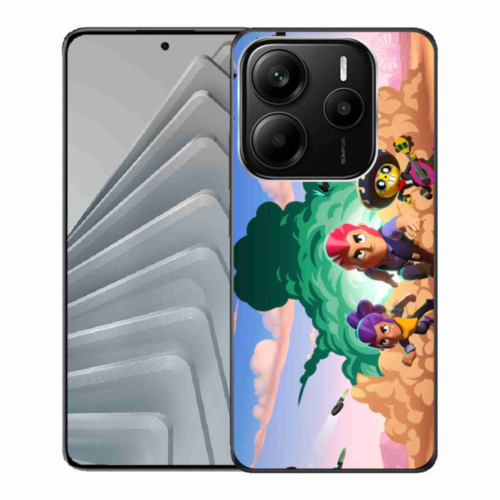 Gelový kryt mmCase na Xiaomi Redmi Note 14 5G - brawl stars