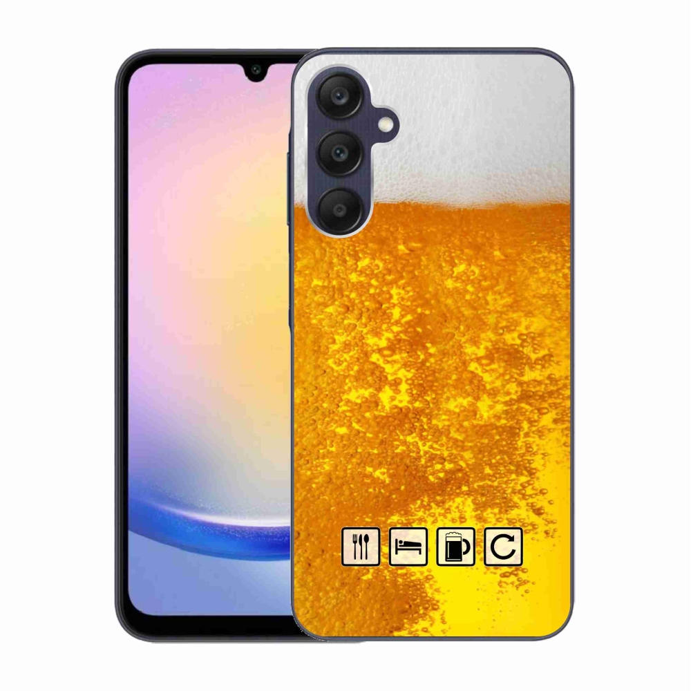 Gelový kryt mmCase na Samsung Galaxy A25 5G - pivní motiv 3