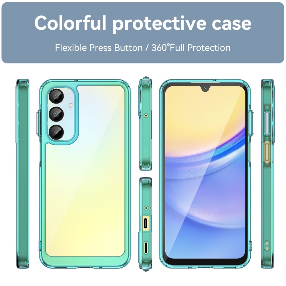 Gelový obal s pevnými zády na Samsung Galaxy A16 4G/5G - světlemodrý