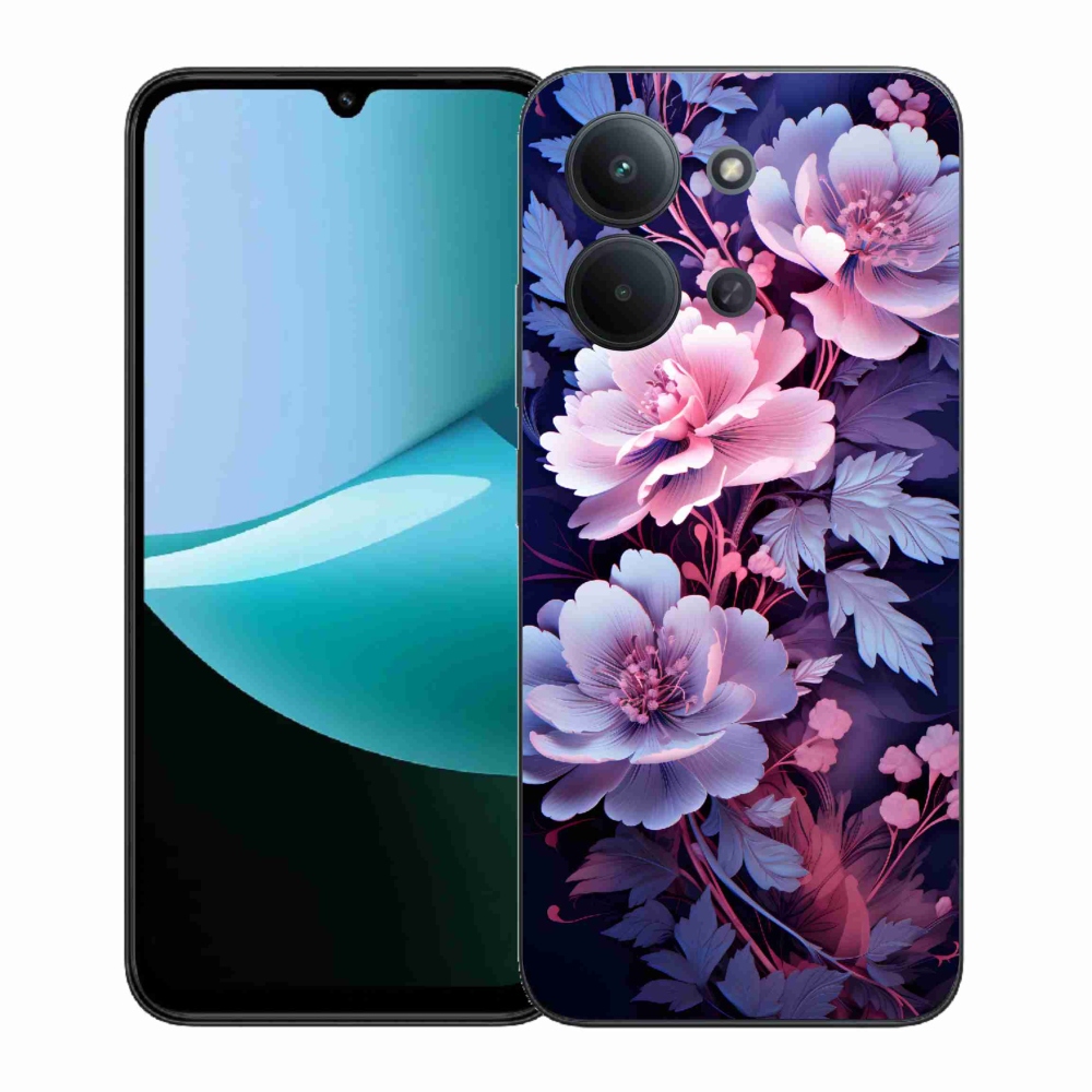 Gelový kryt mmCase na Xiaomi Redmi 15C 4G (171mm)/Poco C85 4G (171mm) - květiny 11