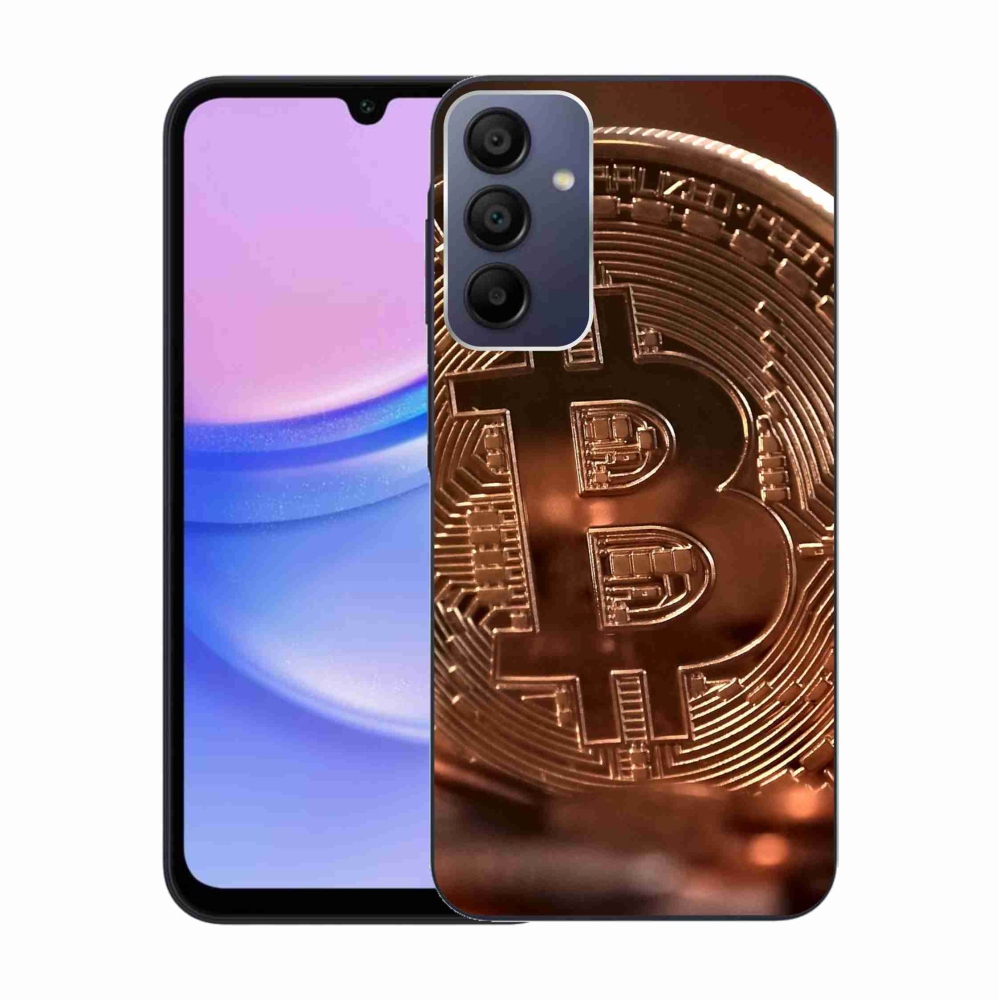 Gelový kryt mmCase na Samsung Galaxy A15 4G/5G - bitcoin
