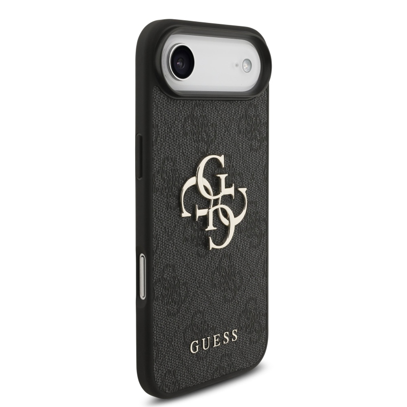 Guess PU 4G Metal Logo Zadní Kryt pro iPhone Air Grey