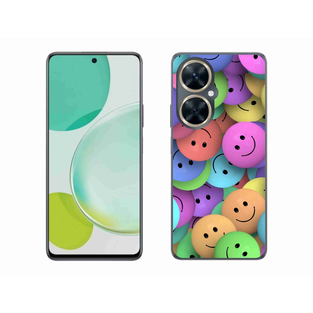 Gelový kryt mmCase na Huawei Nova 11i - barevní smajlíci