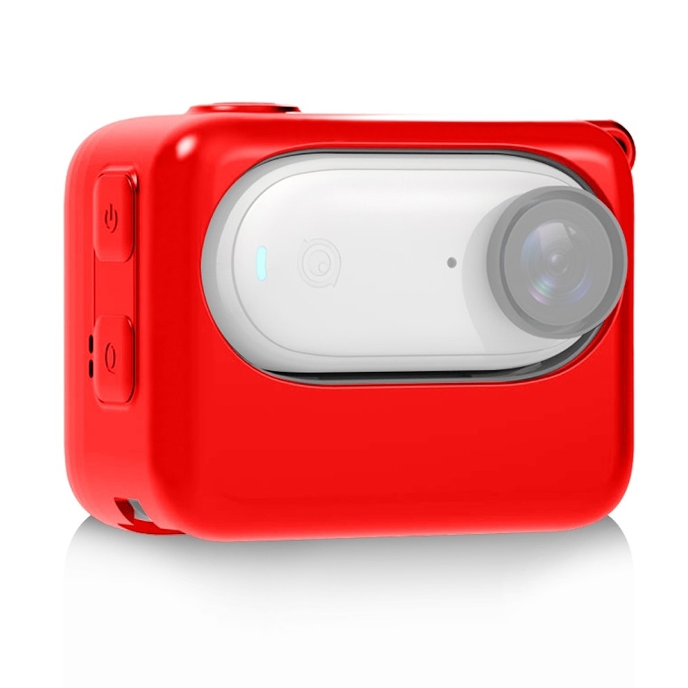 Silikonový ochranný obal PULUZ pro nabíjecí pouzdro Insta360 GO 3 / GO 3S – červený