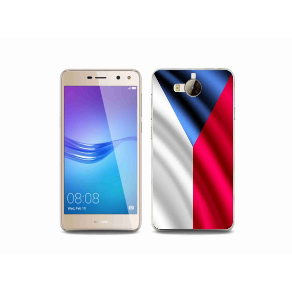 Gelový kryt mmCase na mobil Huawei Y6 (2017) - česká vlajka