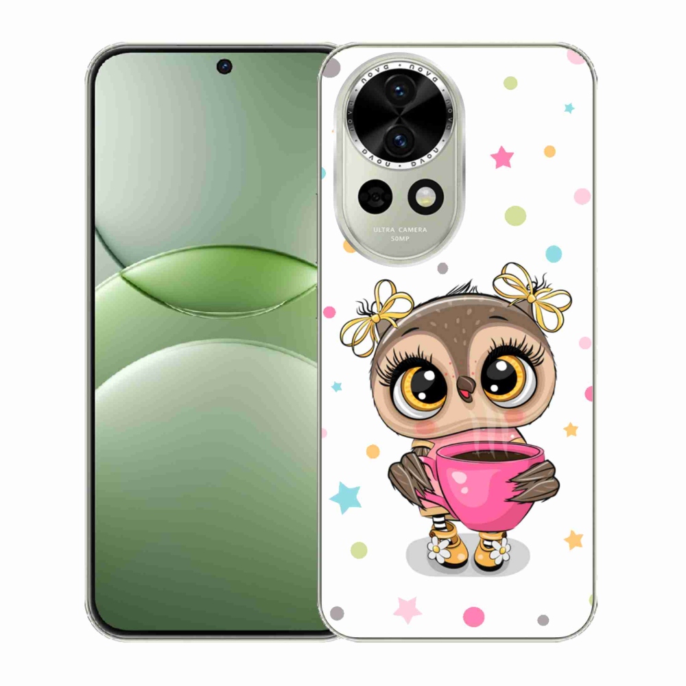 Gelový kryt mmCase na Huawei Nova 13 5G - kreslená sovička