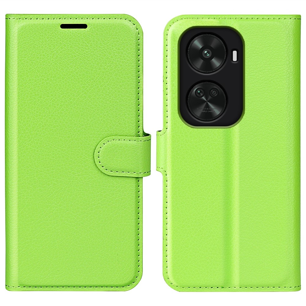 Litchi knížkové pouzdro na Huawei Nova 12 SE - zelené