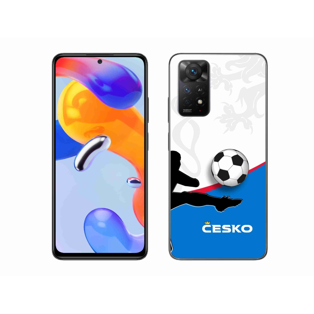 Gelový kryt mmCase na Xiaomi Redmi Note 11 Pro 4G/5G - fotbal Česko 3