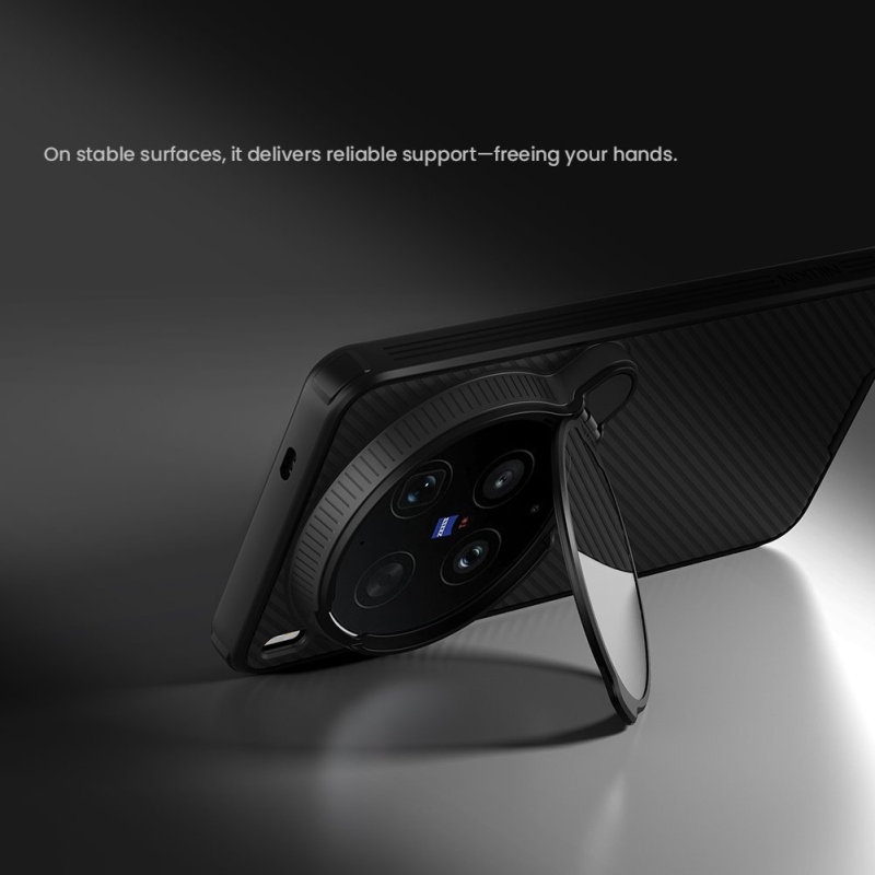 Nillkin CamShield Prop Magnetic Zadní Kryt pro Vivo X300 Ultra Transparent Black