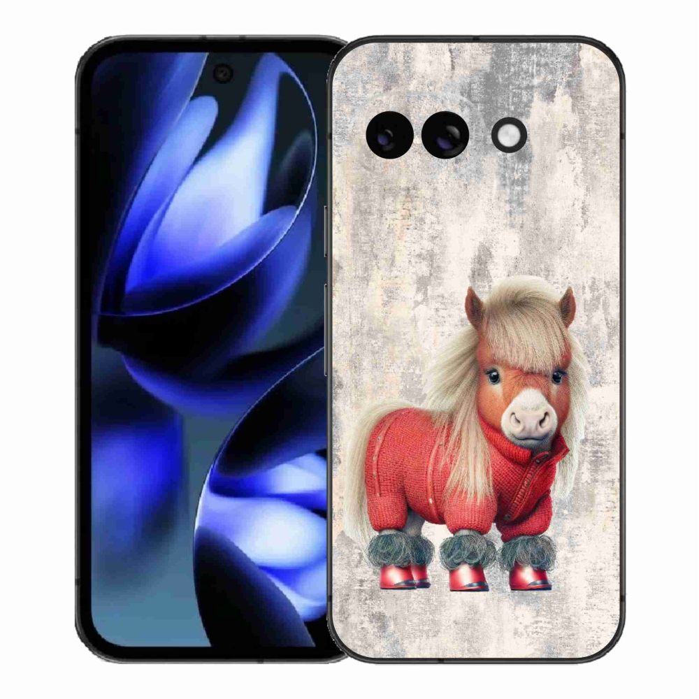 Gelový kryt mmCase na Google Pixel 9a - poník ve svetru