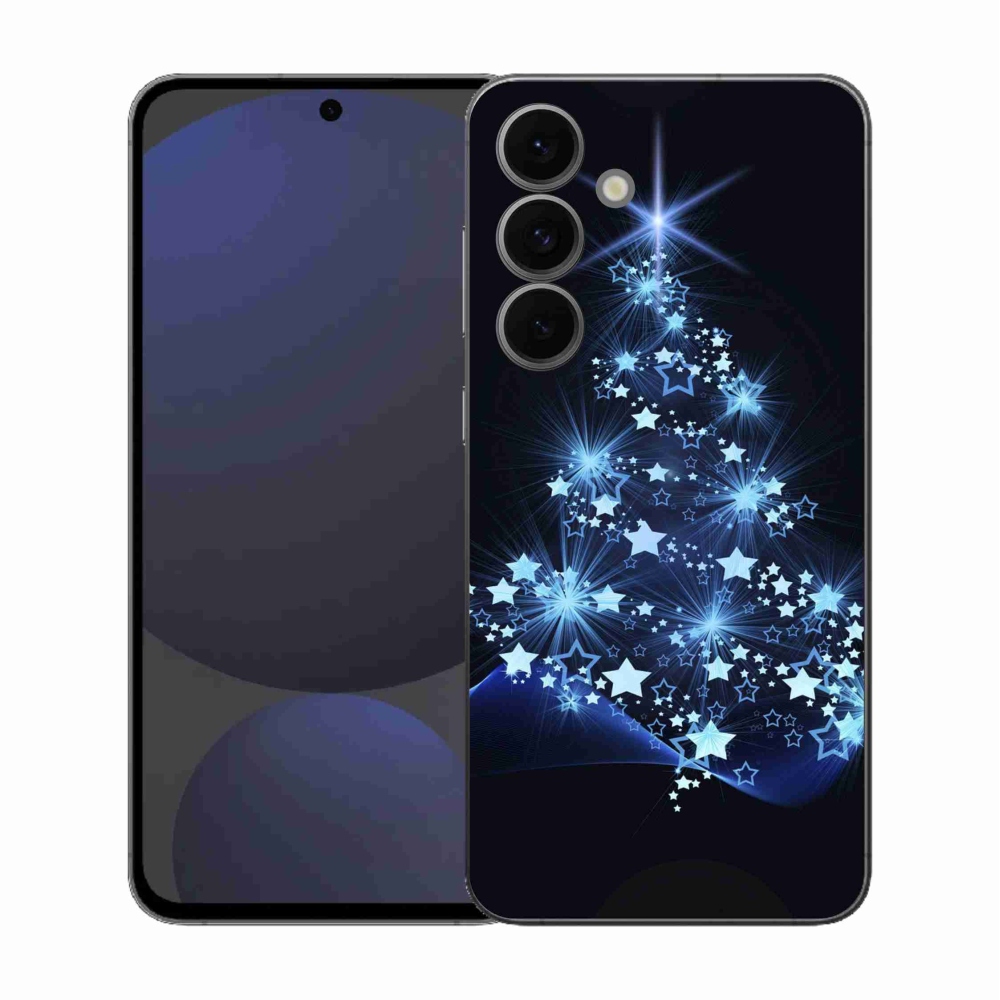 Gelový kryt mmCase na Samsung Galaxy S25 FE - vánoční stromek