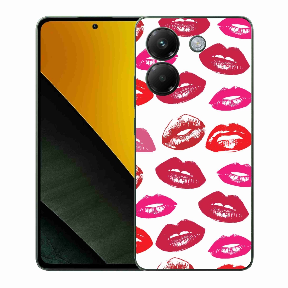 Gelový kryt mmCase na Xiaomi Poco M7 Pro 5G - rty
