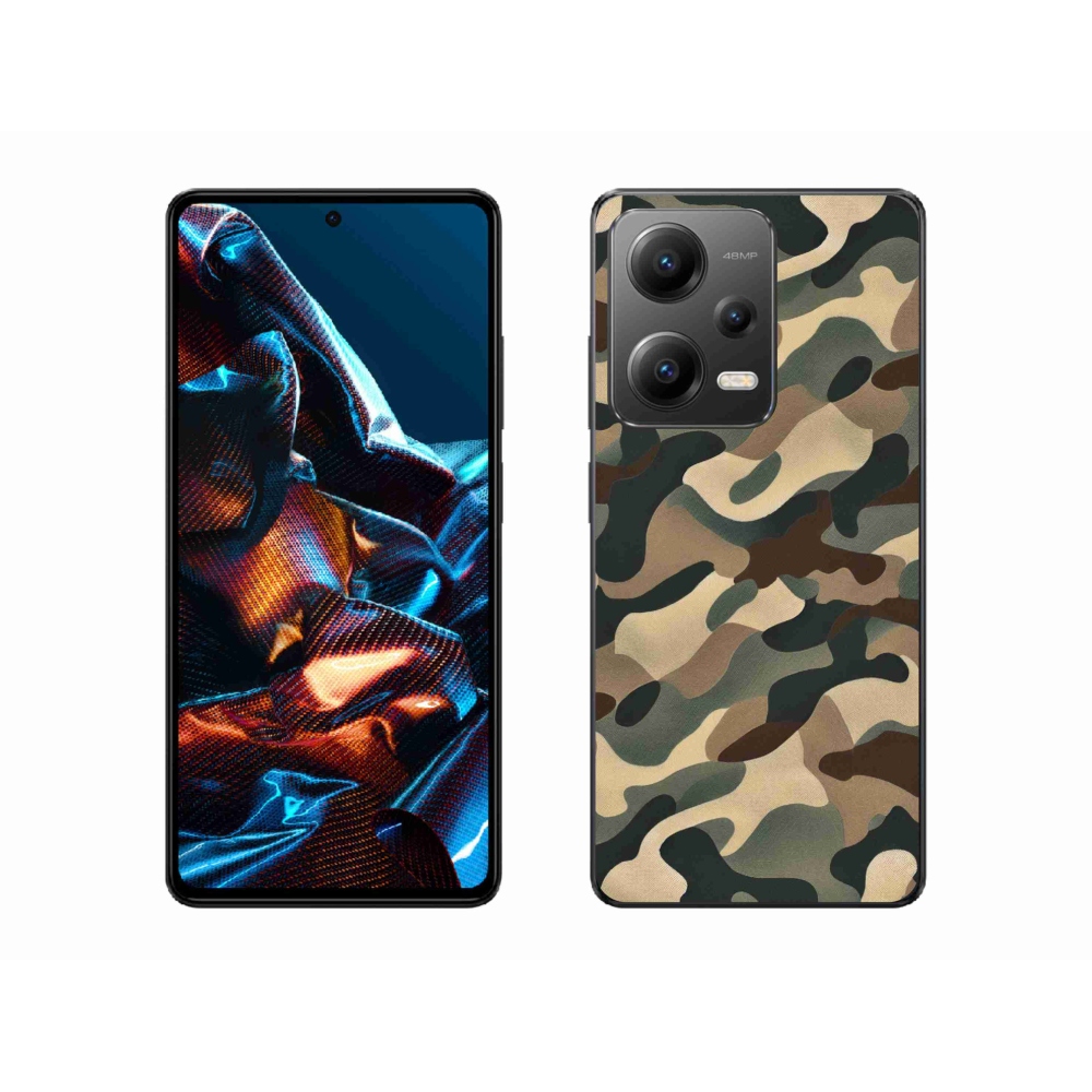 Gelový kryt mmCase na Xiaomi Redmi Note 12 Pro 5G - maskáčový vzor 11