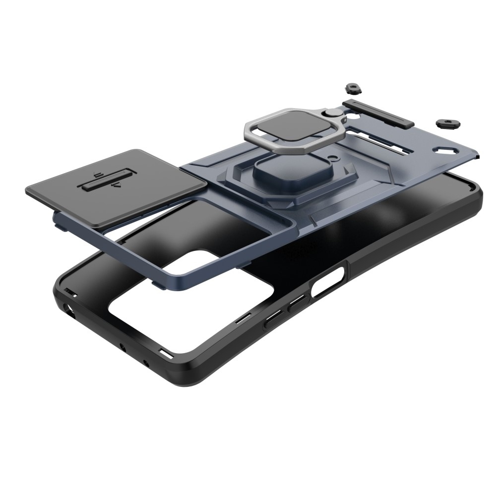 Lens odolný hybridní kryt na Xiaomi Redmi Note 13 Pro 5G/Poco X6 5G - modrý