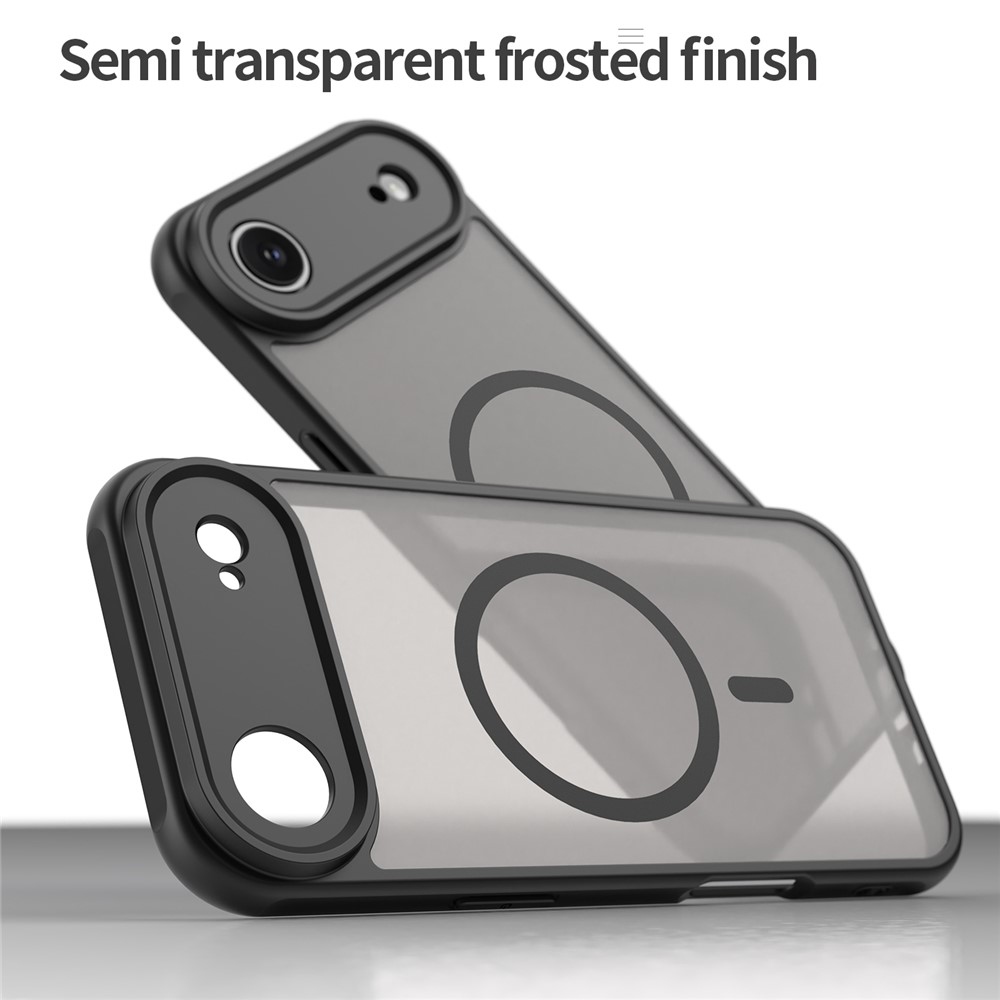 Case matný gelový obal s MagSafe na iPhone 17 Air - černý