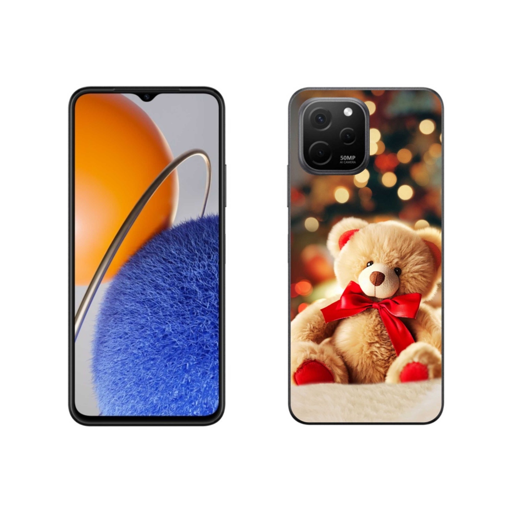 Gelový kryt mmCase na Huawei Nova Y61 - plyšový medvídek