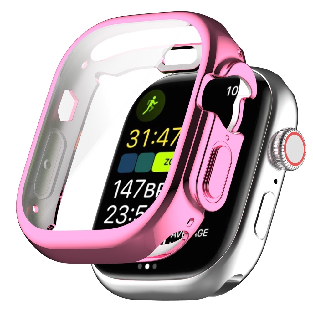 Soft nasazovací gelové ochranné pouzdro pro Apple Watch Ultra/Ultra 2 49 mm - růžové