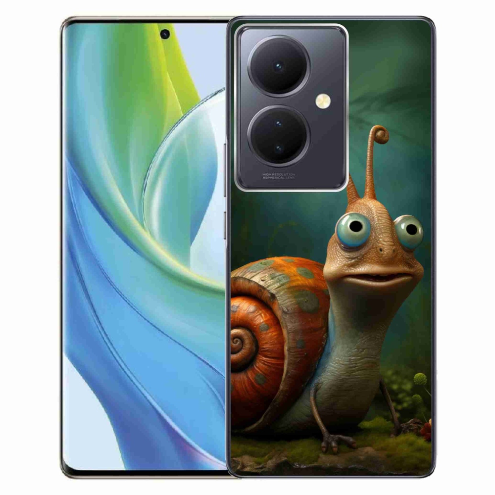 Gelový kryt mmCase na Vivo V29 Lite 5G - šnek