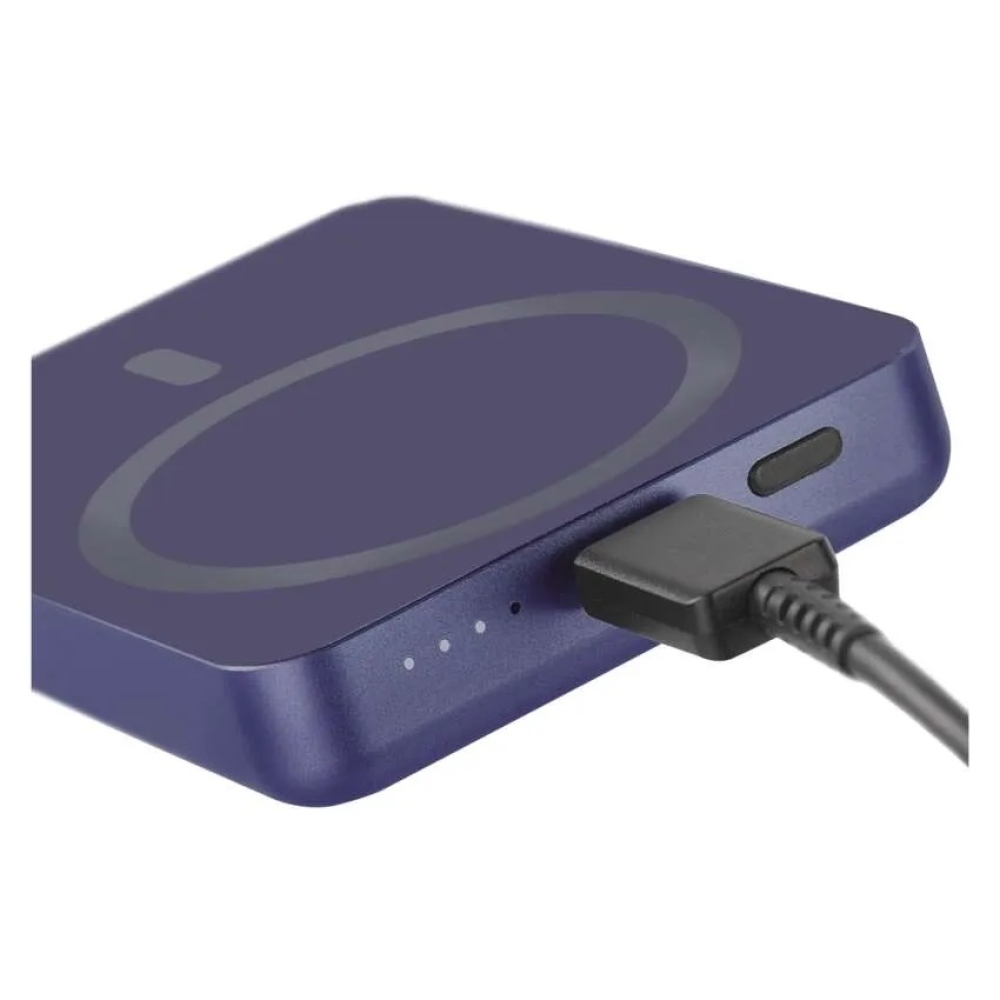 Powerbanka EMOS WI 522, 5 000 mAh, 20 W+Wireless - modrá