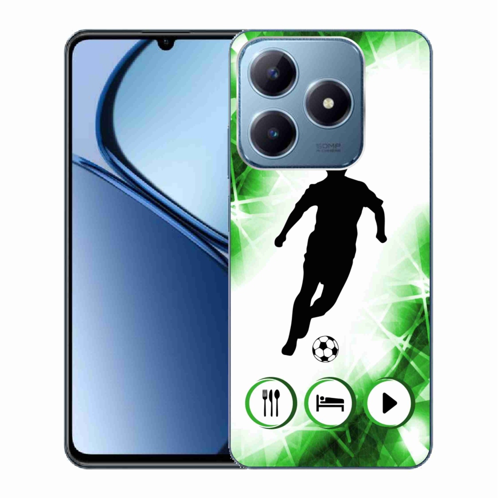 Gelový kryt mmCase na Realme C63 - fotbalista