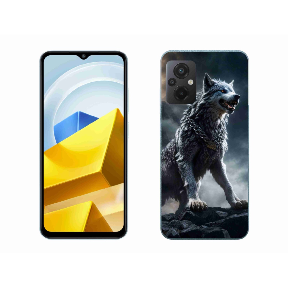 Gelový kryt mmCase na Xiaomi Poco M5 4G - vlk 1