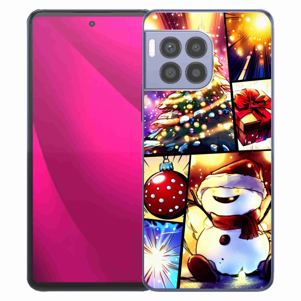 Gelový kryt mmCase na T-Mobile T Phone 2 Pro - vánoční motivy 1