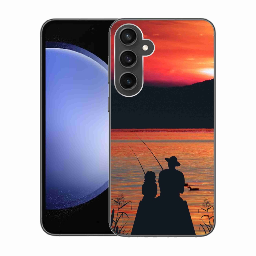 Gelový kryt mmCase na Samsung Galaxy S23 FE - rybaření 3